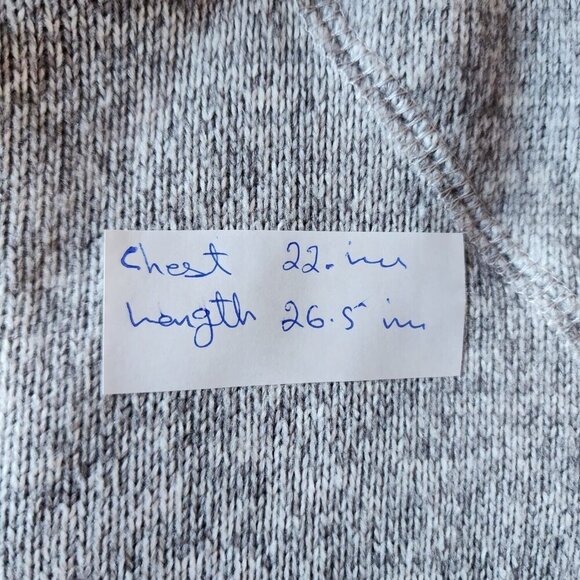 Eddie Bauer Women's Gray Fleece Jacket Full Zipper Long Sleeve Sweater Size XL - Picture 7 of 11